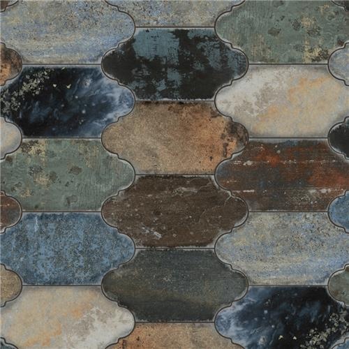 Dorne Provenzal Mix Porcelain Tile - Matte - 6 3/8" X 12 7/8"