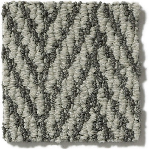 Echo Beach II Graphite Nylon Carpet - Pattern