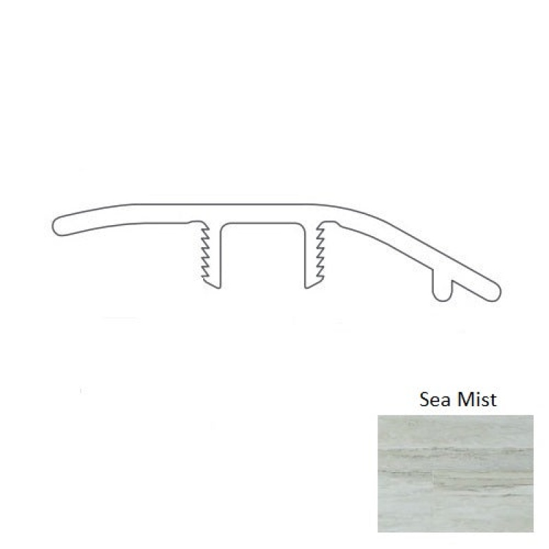 Adura Max Rectangles Cascade Sea Mist 94" Reducer Trim