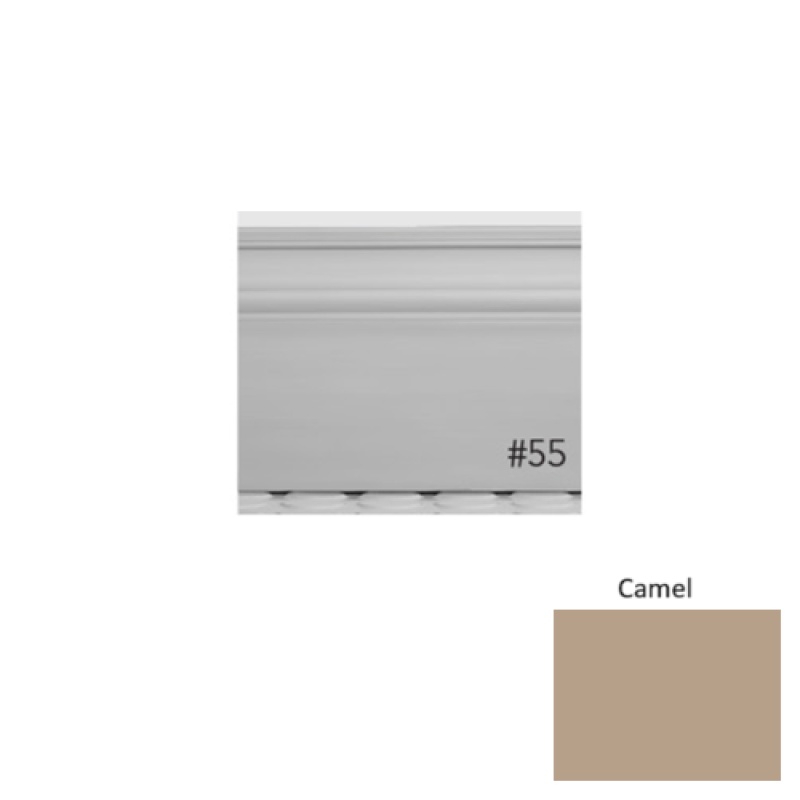 Pinnacle Plus #55 Nobility Camel Rubber Wall Base - 5 1/2" X 8 Ft