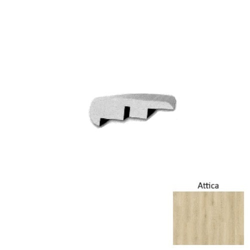 Odyssey Attica Luxury Vinyl Moulding / Trim - 94" Overlap Stair Nose - Urethane Ceramic Bead