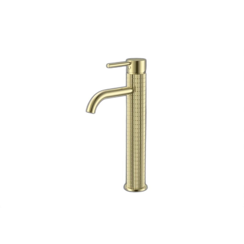Brushed Gold Brass Bathroom Faucet