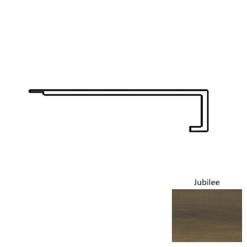 Diamond Jubille Luxury Vinyl Moulding / Trim - 5" X 47" Square Flush Stair Nose - Commercial Ceramic Bead Uv Coating