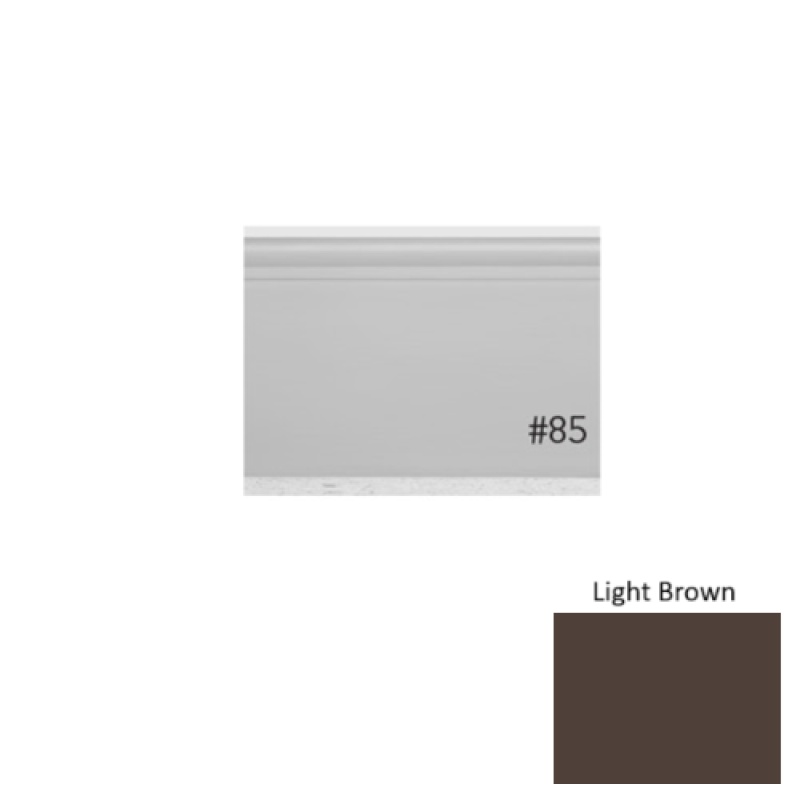 Pinnacle Plus #25 Classic Light Brown Rubber Coil Wall Base
