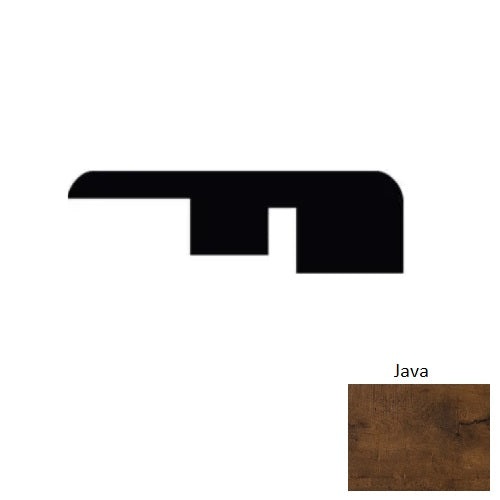 Fortress Java Laminate Wood Moulding / Trim - 94" End Molding - Matte