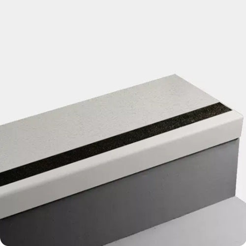 Johnsonite Mist Rice Paper Rubber Stair Tread