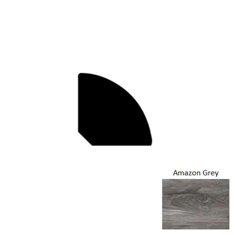 The Silver Lake Amazon Grey Luxury Vinyl Quarter Round Trim