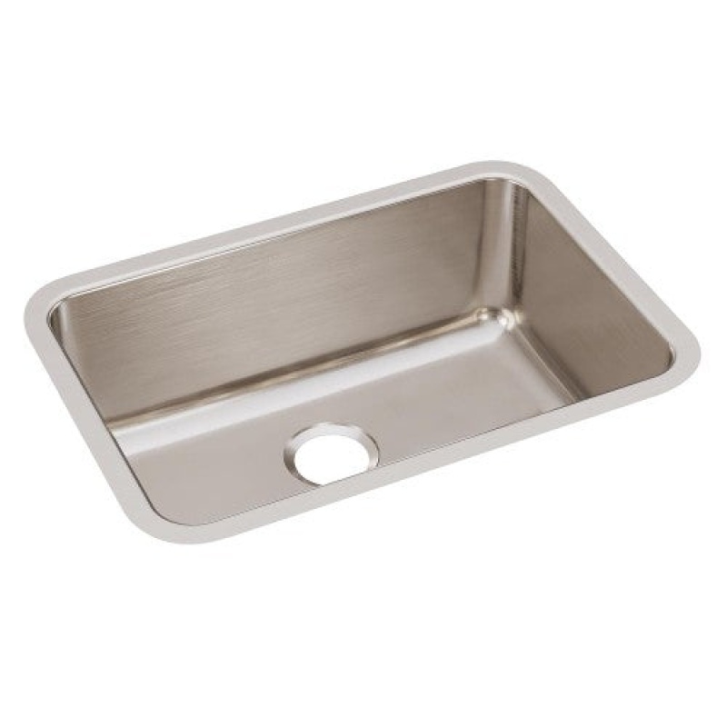 Eluh241610 Lustertone Classic Stainless Steel Undermount Single Bowl Kitchen Sink - 26 1/2" X 18 1/2" X 10" - Stainless Steel