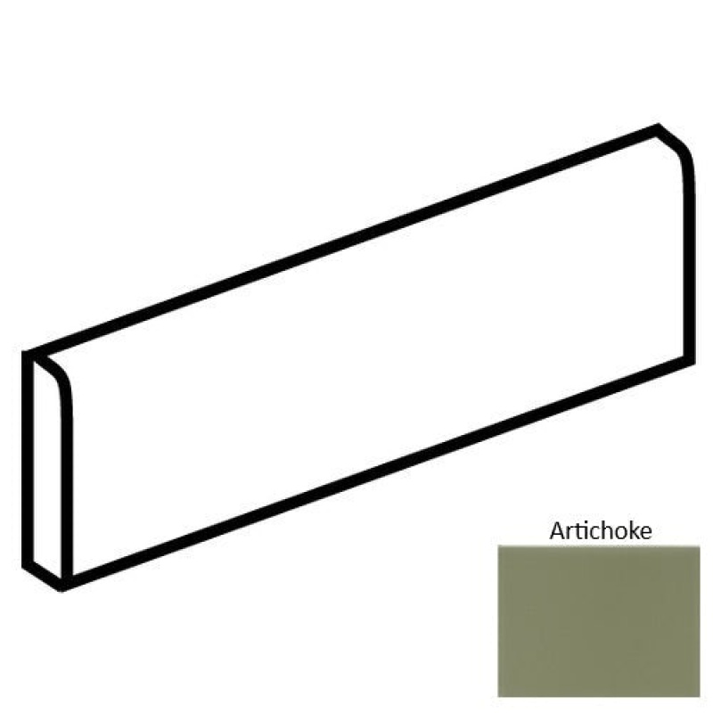 Color Complements Artichoke Ceramic Floor & Wall Trim