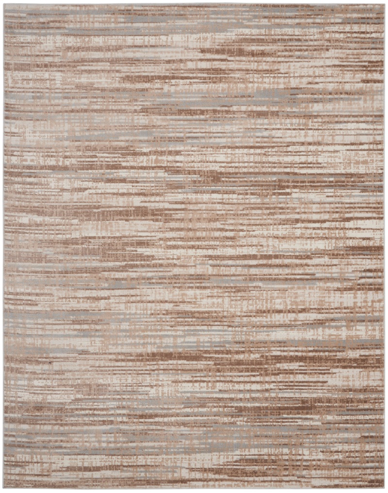 Elation Etn01 Ivory Grey Polypropylene Modern Area Rug