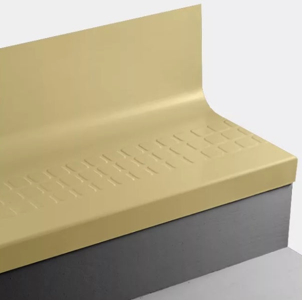 Johnsonite Canary Raised Square Rubber Stair Tread