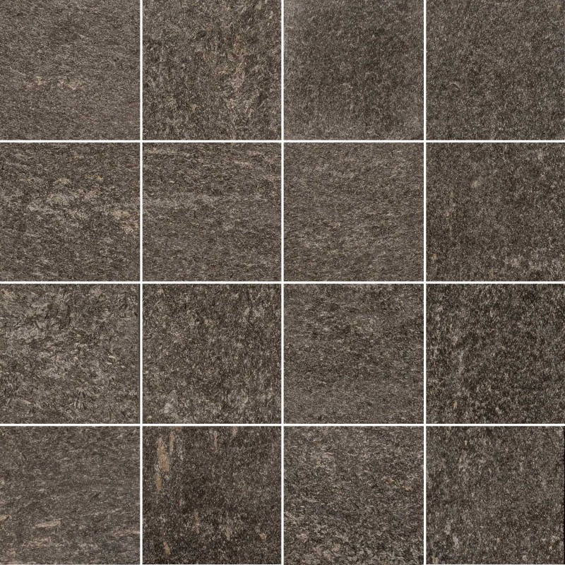 Black Slate Tile - Flamed - 12" x 12"