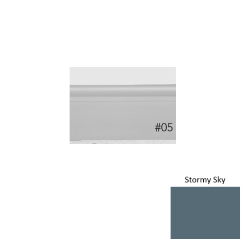 Pinnacle Plus #05 Contrive Stormy Sky Rubber Coil Wall Base