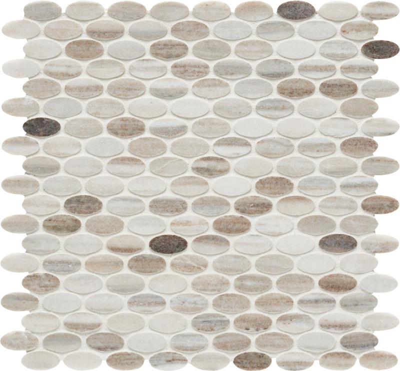 Completa Skyline Marble Mosaic - Ellipse - Honed