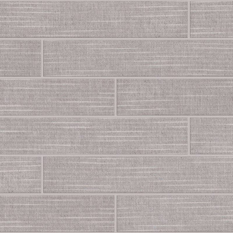 Linen Chenille Porcelain Tile - Matte - 3" X 17"