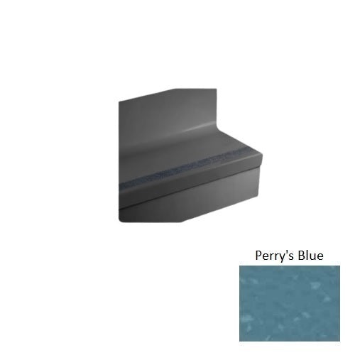Johnsonite Perry's Blue Bamboo Rubber Stair Tread