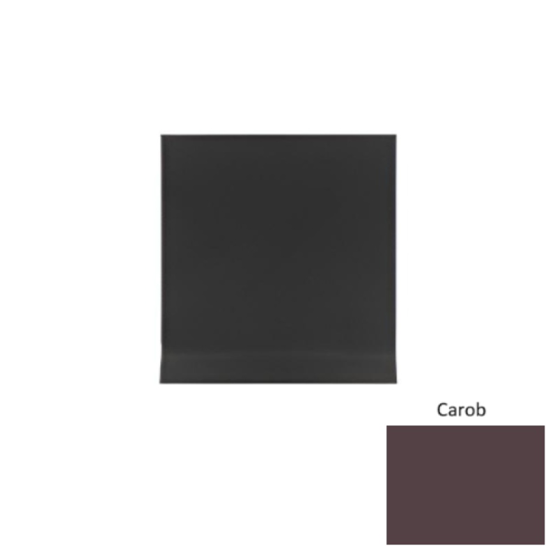 Pinnacle Carob Rubber Long Toe Wall Base - 4" X 48"