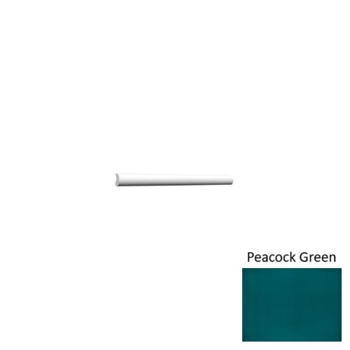 Joy Peacock Green Ceramic Wall Trim