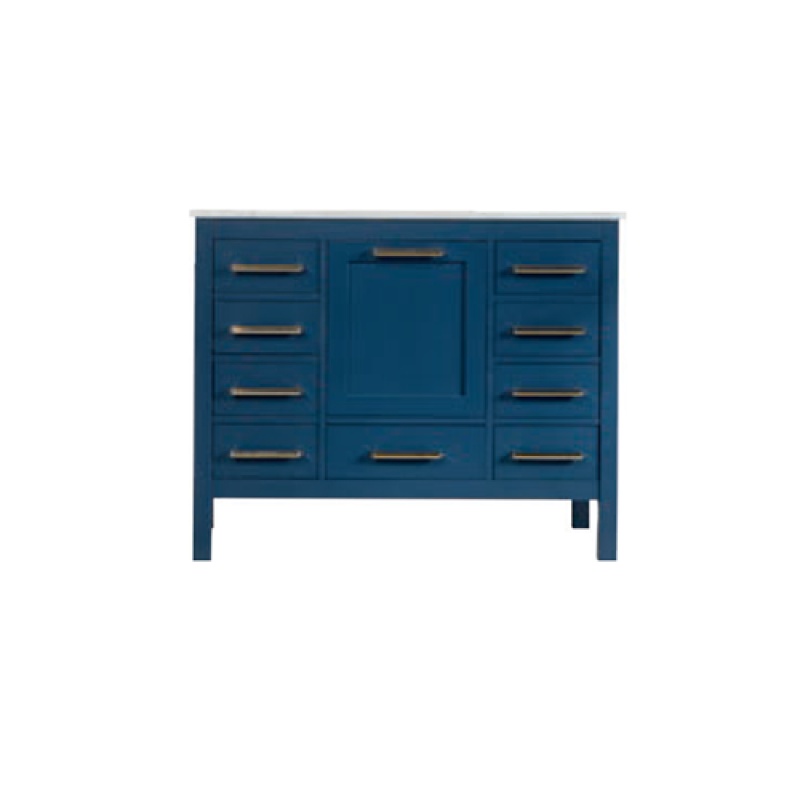 Ashley Navy Blue 42" Bathroom Vanity