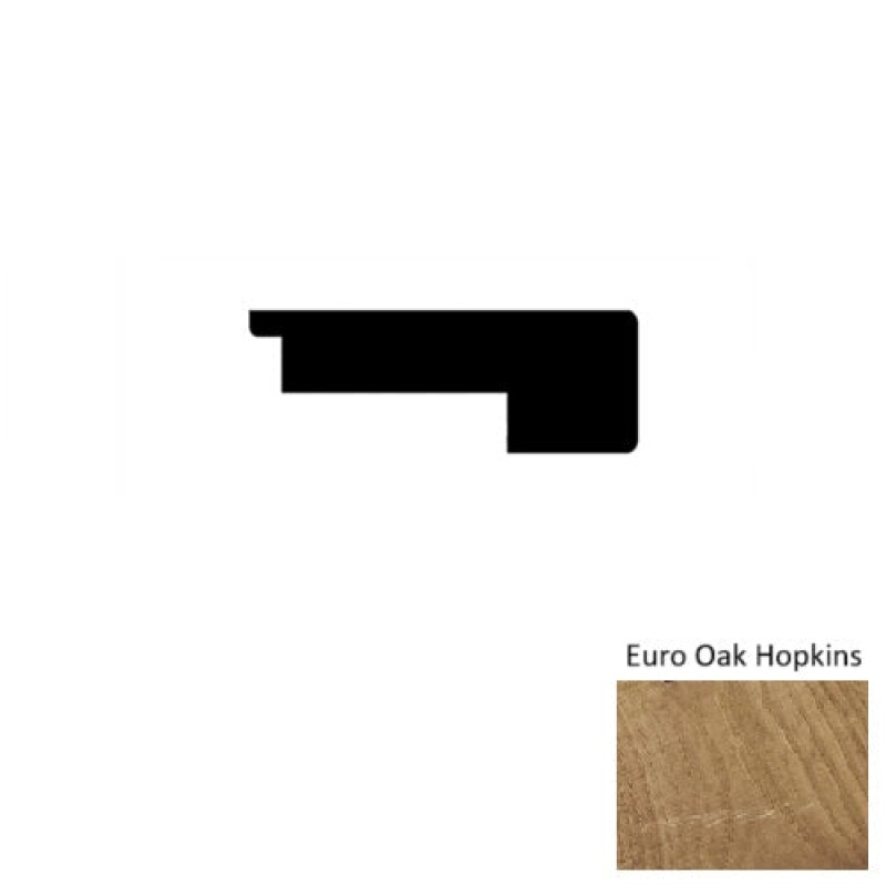 Mill Creek Euro Oak Hopkins Hardwood Moulding / Trim - 3" X 90" Square Stair Nose - Urethane