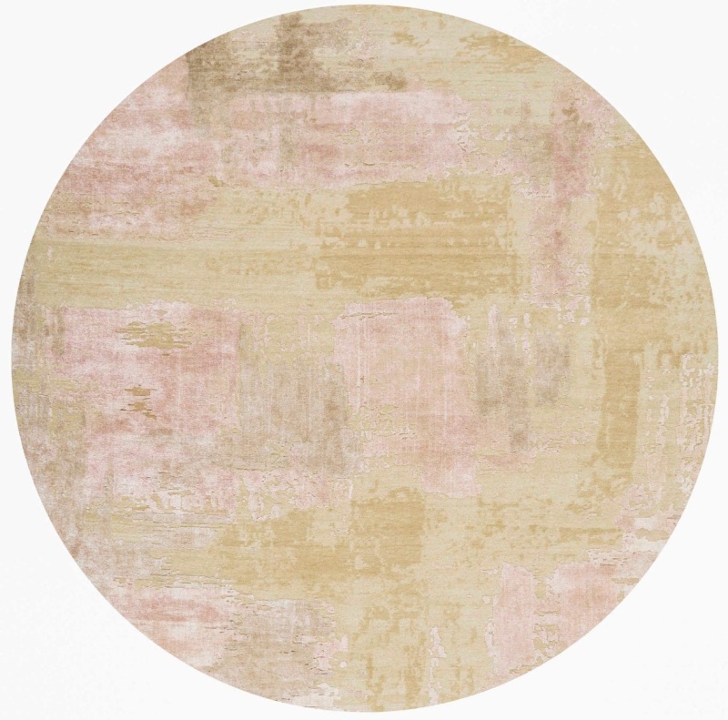 Christopher Guy Wool & Silk Shale Dusky Rose Area Rug