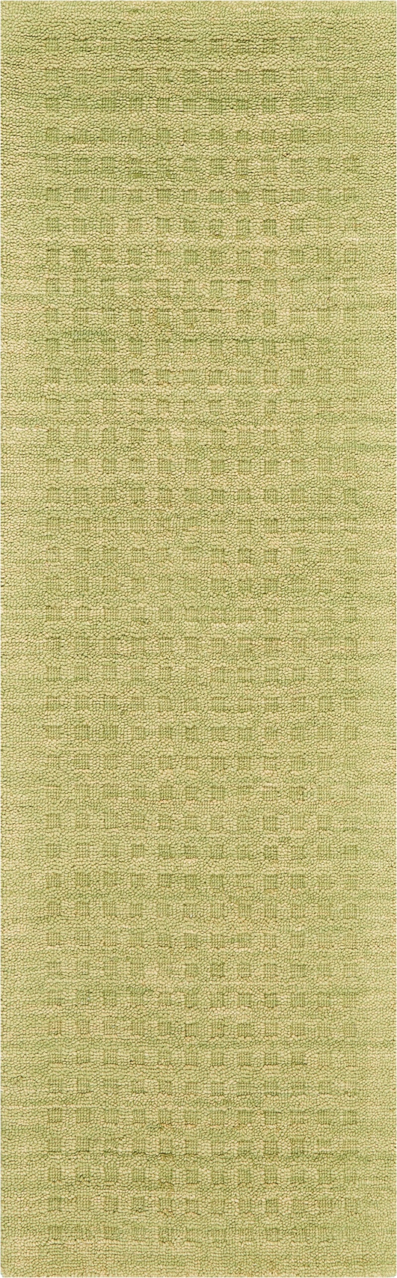 Marana Green Wool Contemporary Area Rug