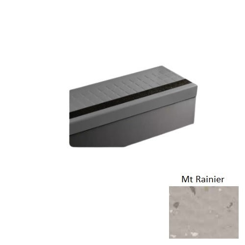 Johnsonite Mt Rainier Raised Square Rubber Stair Tread