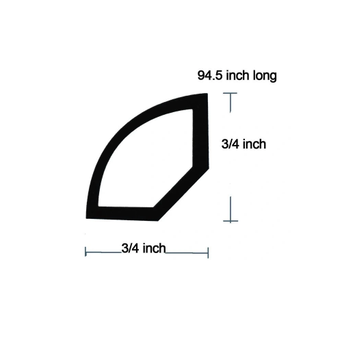 Natural Great Basin Luxury Vinyl Quarter Round Trim