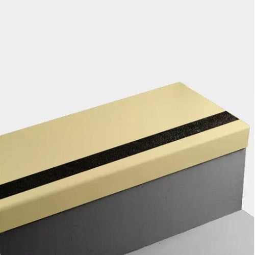 Canary Hammered Rubber Stair Tread