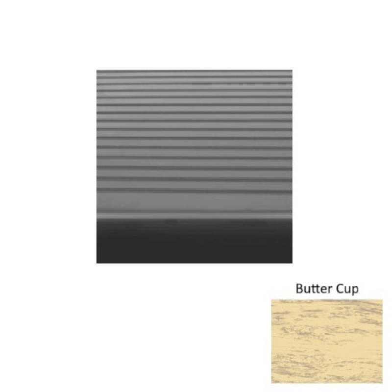 Marbleized 80 Butter Cup Light Duty Rib Rubber Stair Tread – Textured