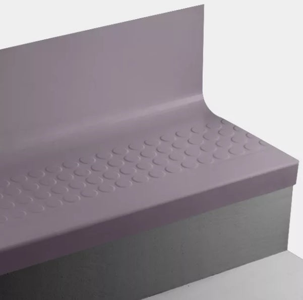 Johnsonite Shoreline Purple Raised Round Rubber Stair Tread