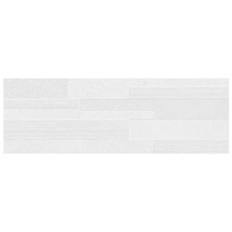 Lumiere Strate Blanco Ceramic Tile - Satin - 11 3/4" X 35 3/8"