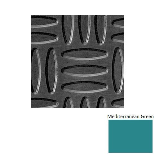 Flextones Mediterranean Green Wv Weave Rubber Distinct Designs Tile
