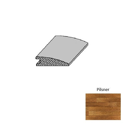English Pub Pilsner Hardwood Moulding / Trim - 2" X 78" Reducer - Smooth