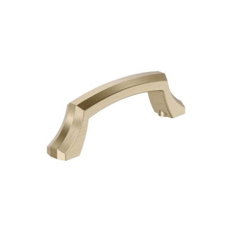 Bellamy Zinc Arch Cabinet Pull - Golden Champagne