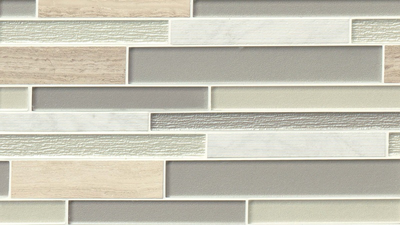 Verve Impulse Brio Glass Mosaic - Linear - Glossy & Matte