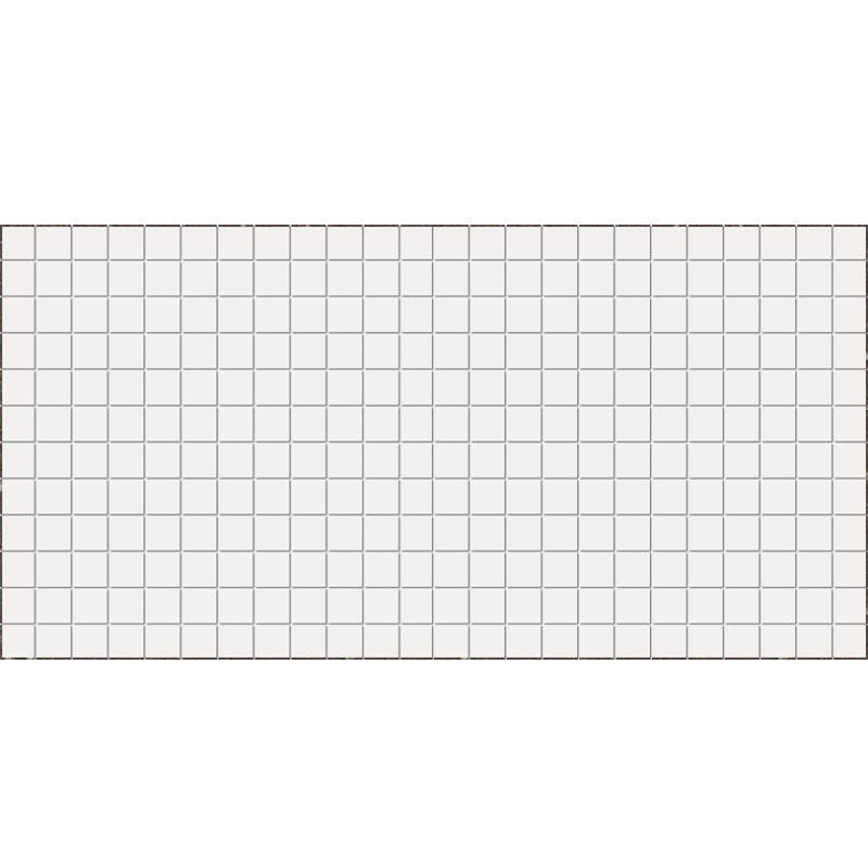 Unglazed Mosaics Ice White Porcelain Mosaic - 1" X 1"