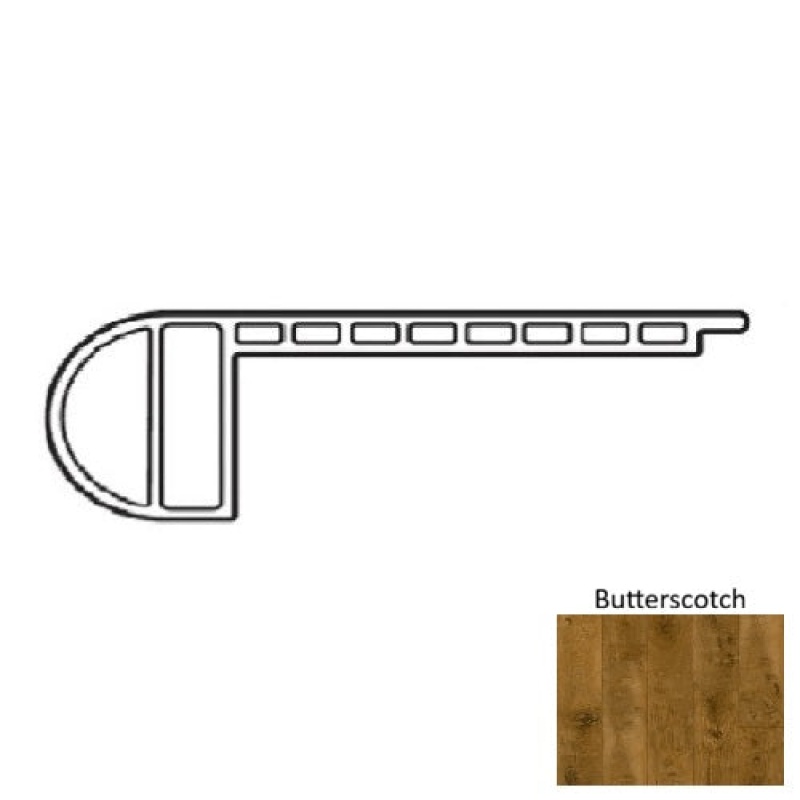 Natural Beauty Max 9Xl Hawthorne Butterscotch Luxury Vinyl Moulding / Trim - 4.48" X 94.48" Stair Nose - Urethane
