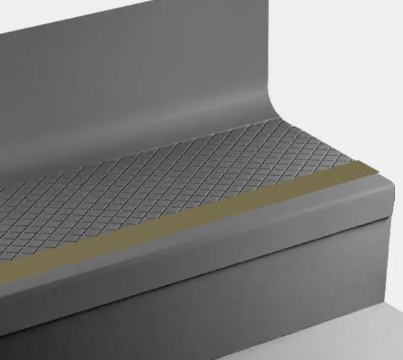 Johnsonite Burnt Umber Diamond Rubber Stair Tread