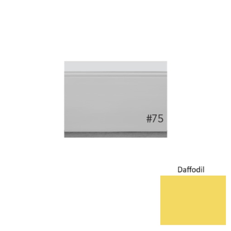 Pinnacle Plus #75 Level Daffodil Rubber Wall Base - 3" X 8 Ft