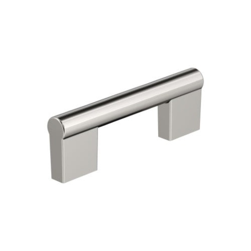 Versa Zinc Bar Cabinet Pull - Polished Nickel