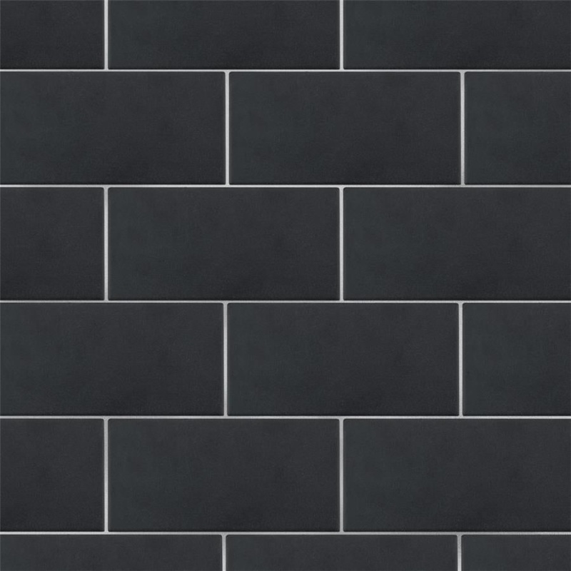 Piscina Nero With Bio Tech Porcelain Tile - Matte - 9 5/8" X 19 1/2"