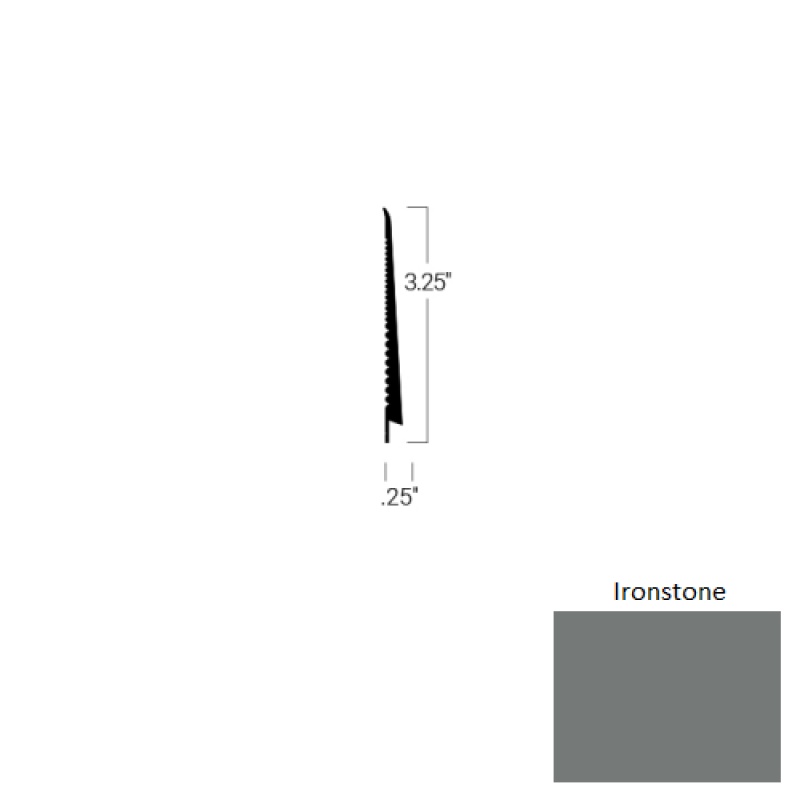 Ironstone Rubber Tightlock Carpet Rubber Base