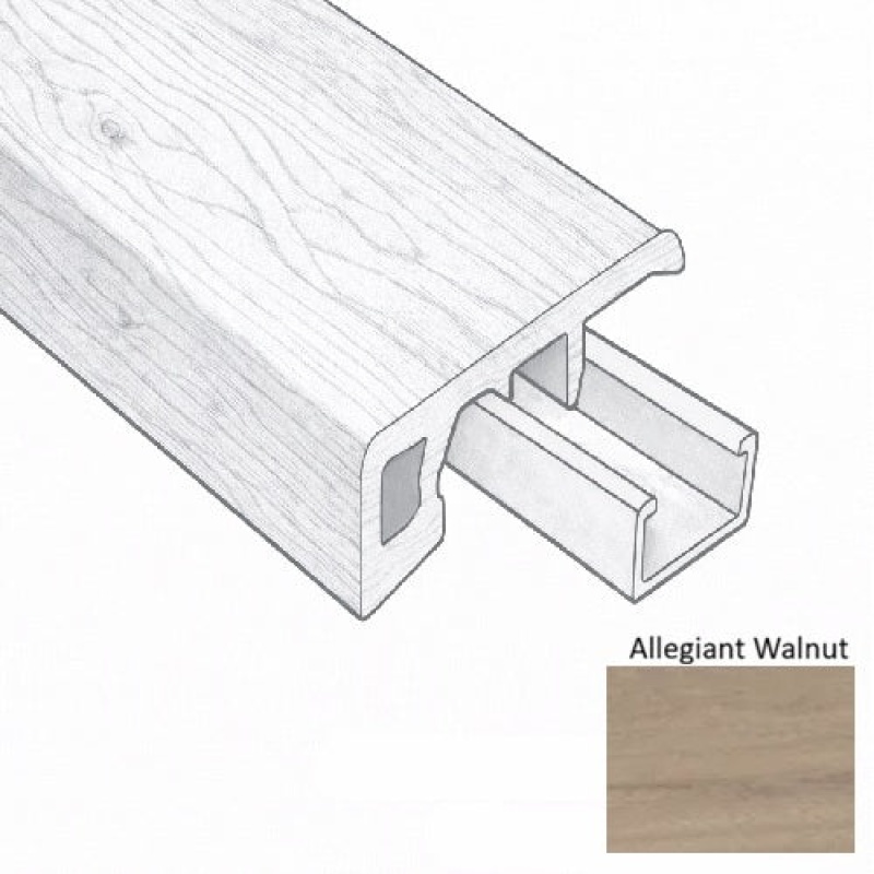 Coretec Plus HD Allegiant Walnut 94" Baby Threshold