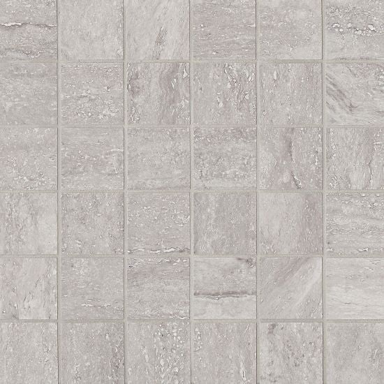 Toscano Grigio Porcelain Mosaic - 2" X 2" - Honed