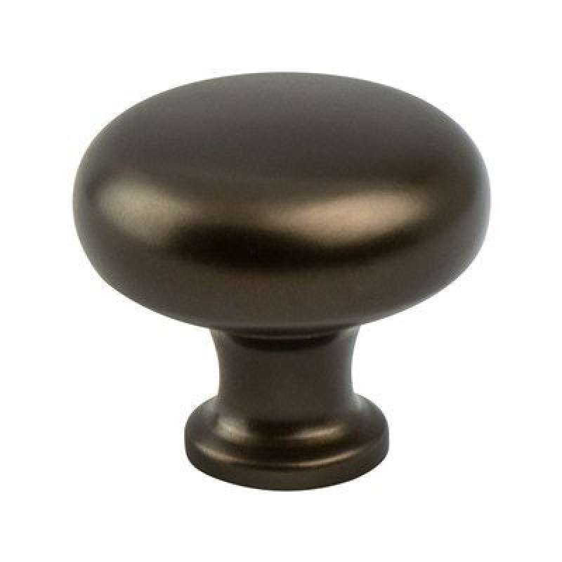 Adagio Zinc Cabinet Knob - Oil Rubbed Bronze - 1 1/4" Diameter