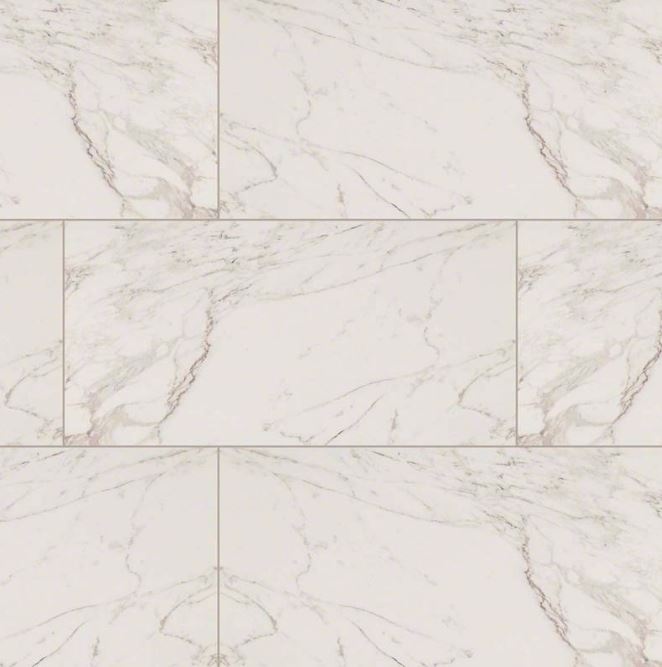 Carrara Porcelain Bullnose 3" x 18" Matte