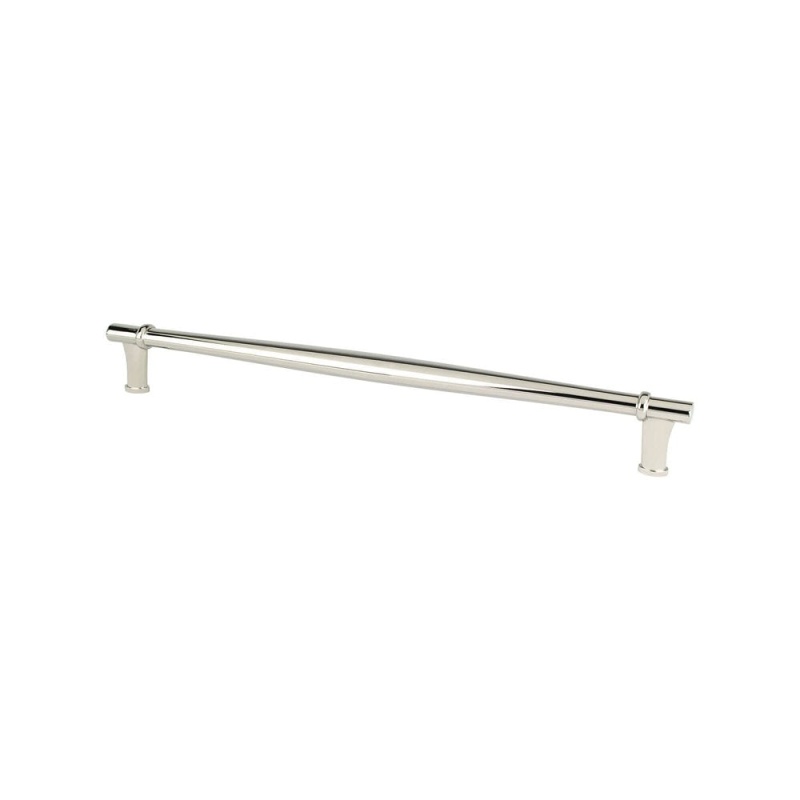 Berenson Dierdra Zinc Appliance Pull - Polished Nickel - 12" (304.8 Mm) Center To Center