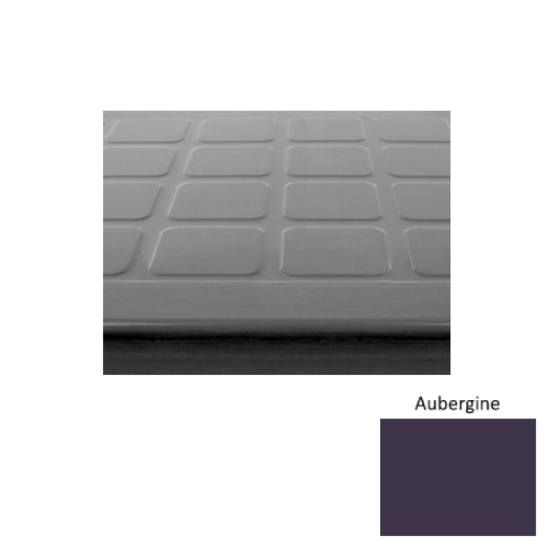 Roppe Aubergine Raised Square Rubber Stair Tread