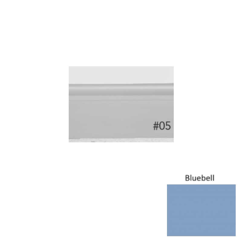Pinnacle Plus #05 Contrive Bluebell Rubber Coil Wall Base - 2 1/2" X 60 Ft